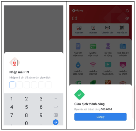 Hướng dẫn nạp rút tiền trên app Gpay chi tiết 