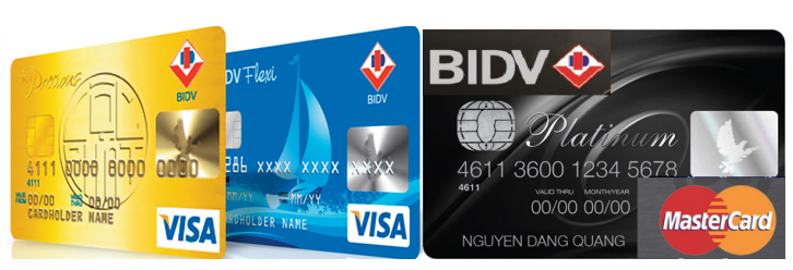 Thẻ ATM của ngân hàng BIDV