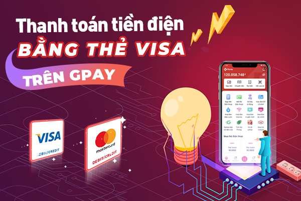 Hướng dẫn thanh toán tiền điện bằng thẻ Visa