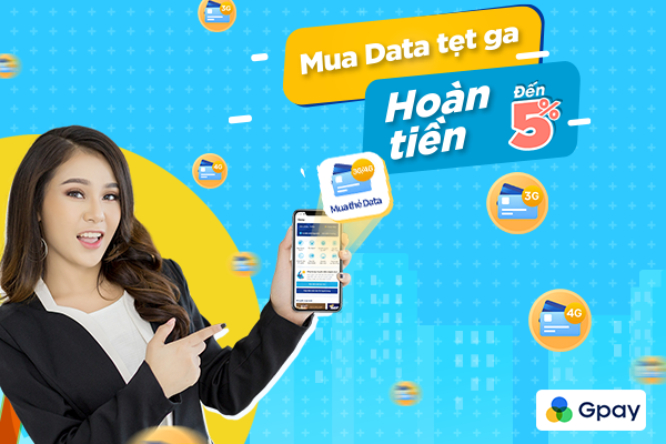 Mua thẻ data 3G Mobifone online siêu rẻ trên Gpay